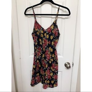 Floral Vintage Silk Slip Dress - SILX by August Silk